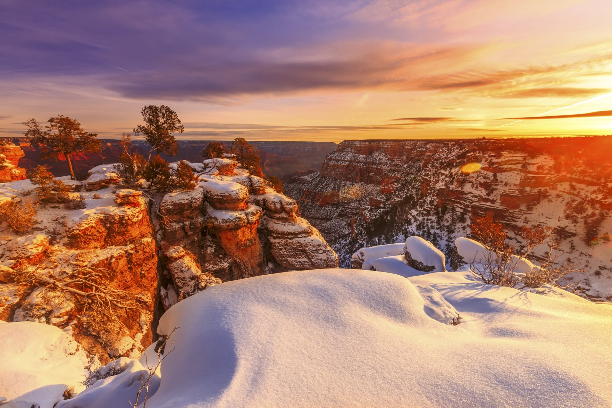 Grand Canyon зимой